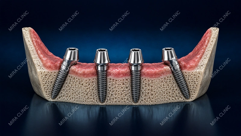 Implant angle correction
